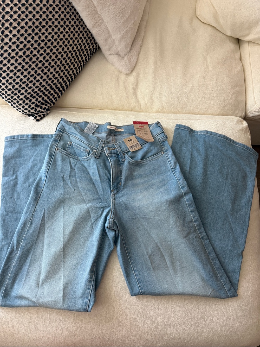 Levi's Light Blue Wide-Leg Women's Jeans